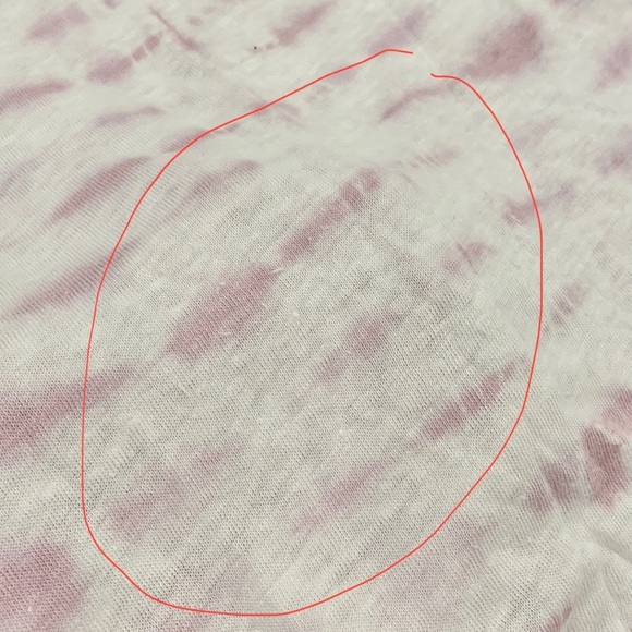 Young Fabulous & Broke Linen YFB Purple Tie Dye Tank Top - Picture 13 of 14